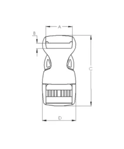 Hebilla Burbuja de 25mm (1") - Imagen 3