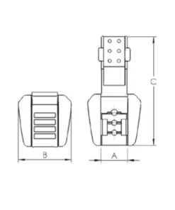 Tapa Nudo Plano plegable de 5mm - Imagen 3