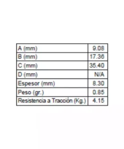 Tapa Nudo Plano plegable de 5mm - Imagen 4
