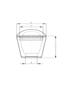 Tapa Nudo Cono con Tapa de 5mm - Imagen 3