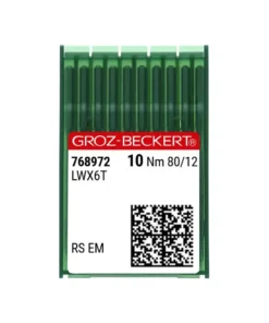 Aguja Groz-Beckert modelo LWX6 t para maquinas de costuras invisibles